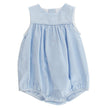 Bailey Boys Bailey Boys Light Blue Seersucker Stripe Short Infant Bubble - Little Miss Muffin Children & Home