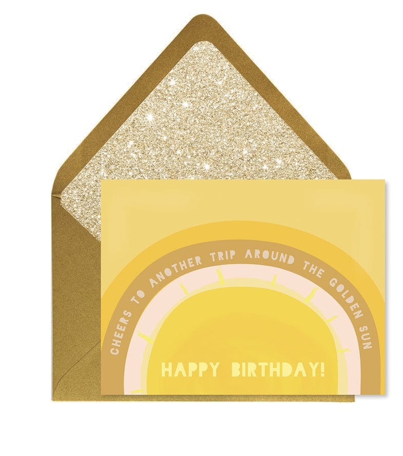 Ginger P Designs Ginger P Designs Birthday Sun Greeting Card - Little Miss Muffin Children & Home