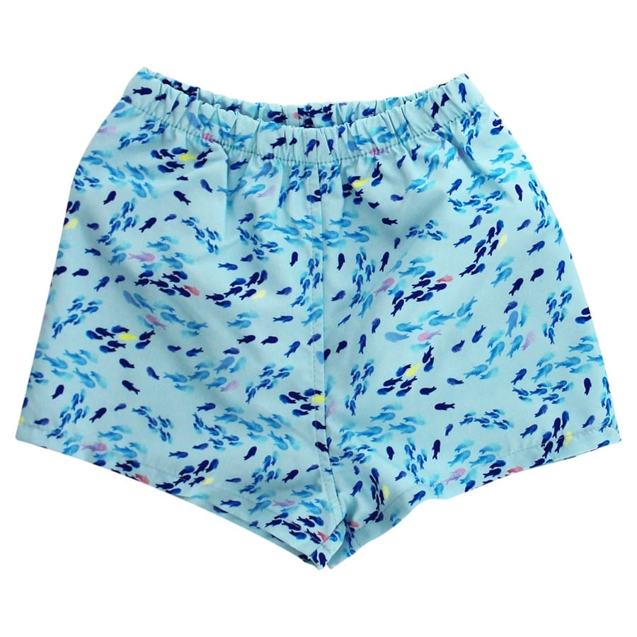 Bailey Boys Bailey Boys Blue Fish Swim Trunk - Little Miss Muffin Children & Home