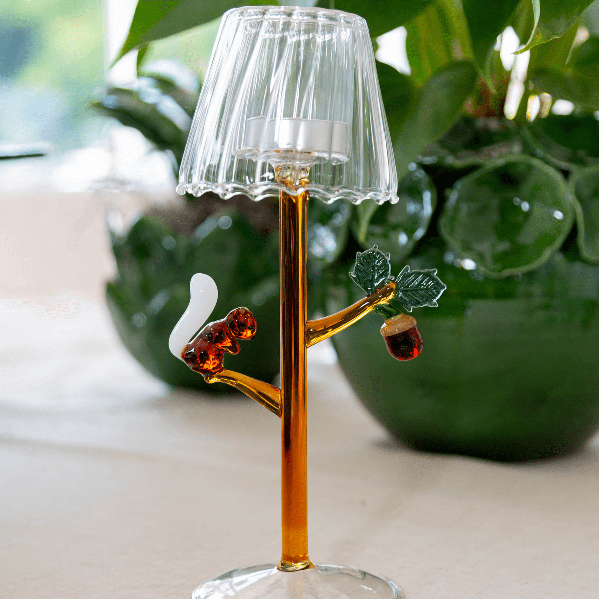 Abigail's Home Decor Firefly Tealight with Squirrel & Acorn - Little Miss Muffin Children & Home