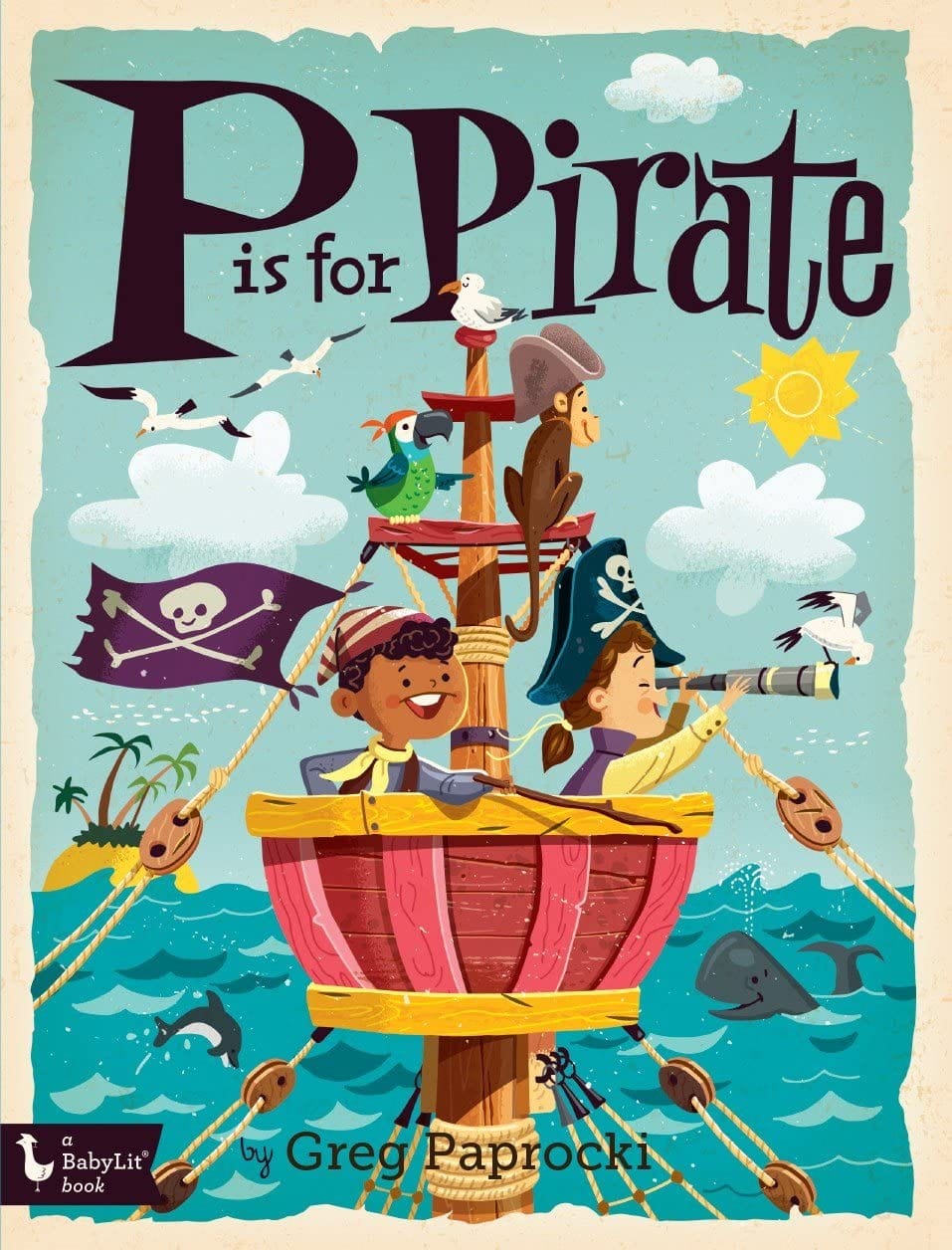 Gibbs Smith P Is for Pirate Board Book - Little Miss Muffin Children & Home