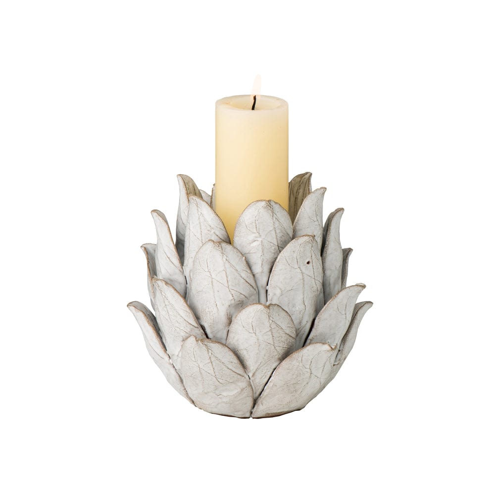 Abigail's Home Decor Abigails White Artichoke Candleholder - Little Miss Muffin Children & Home