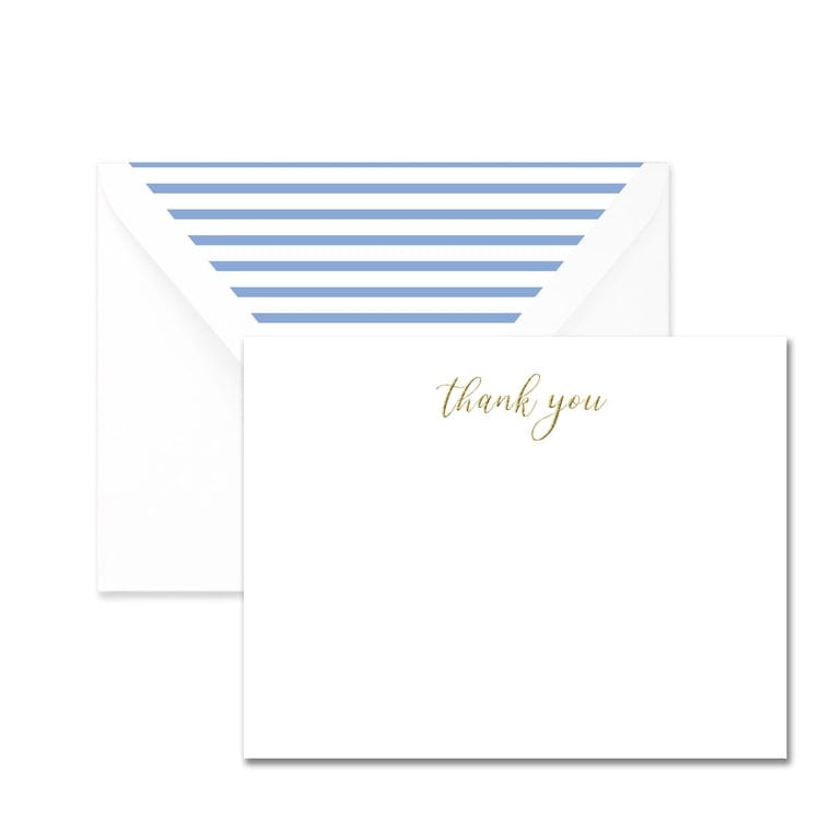 Leslie Store Leslie Store Thank You, Blue Note Set - Little Miss Muffin Children & Home