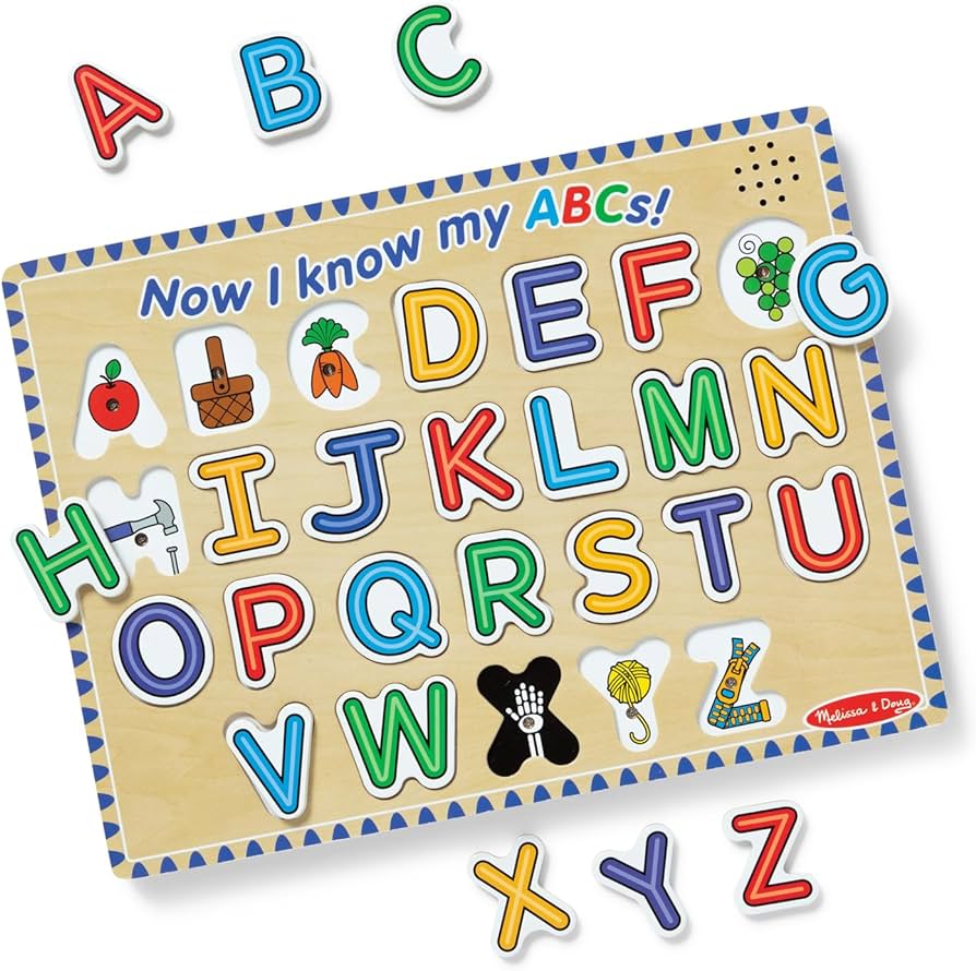Melissa & Doug Melissa & Doug Alphabet Sound Puzzle (26 pcs) - Little Miss Muffin Children & Home