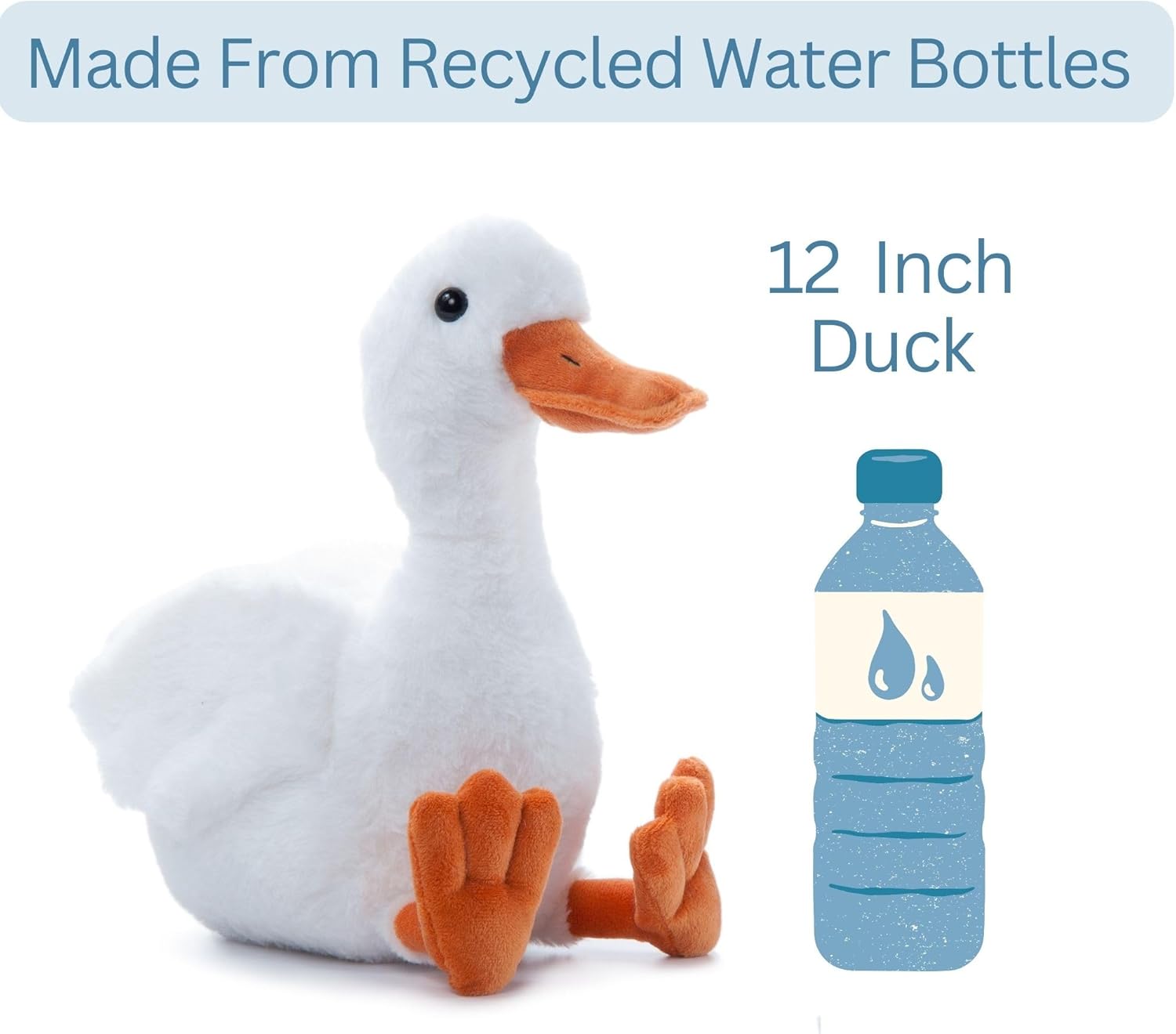 The Petting Zoo Wild Onez Duck 12" - Little Miss Muffin Children & Home