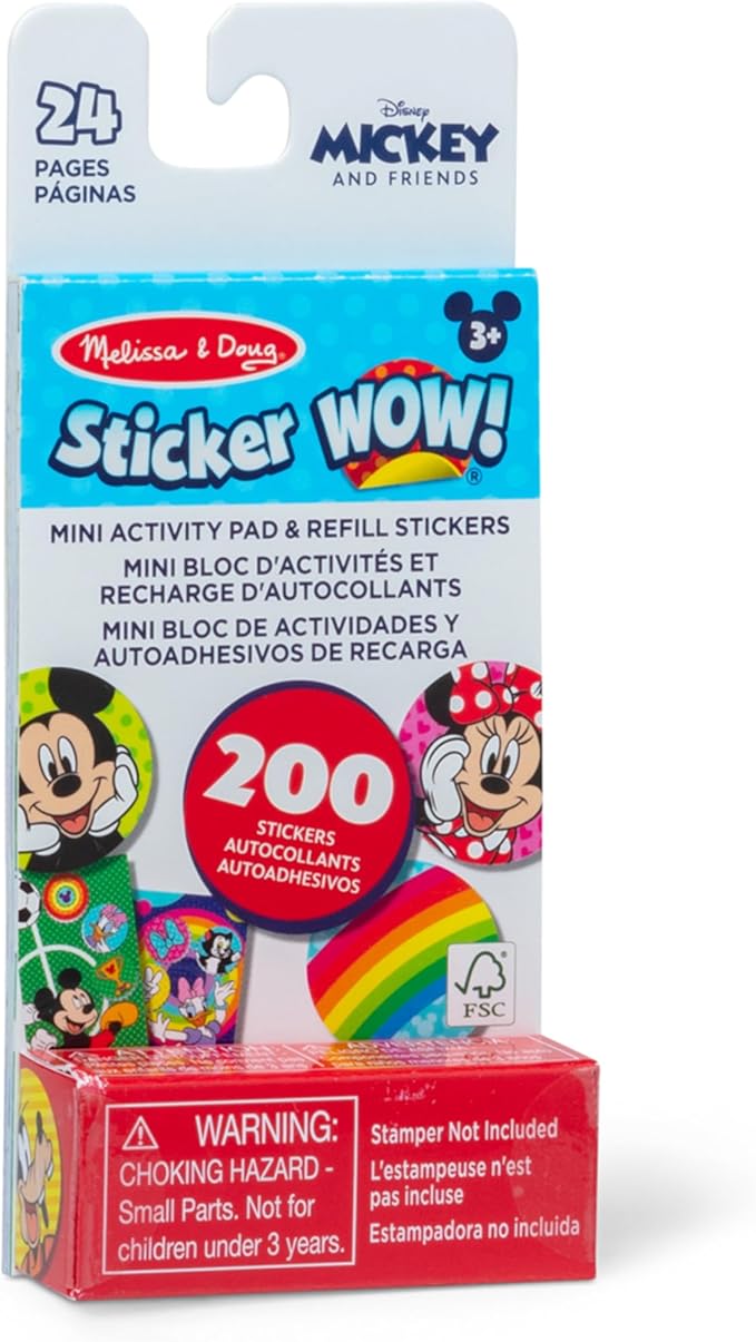 Melissa & Doug Sticker WOW!® Mini Activity Pad with Refill Stickers - Disney - Little Miss Muffin Children & Home