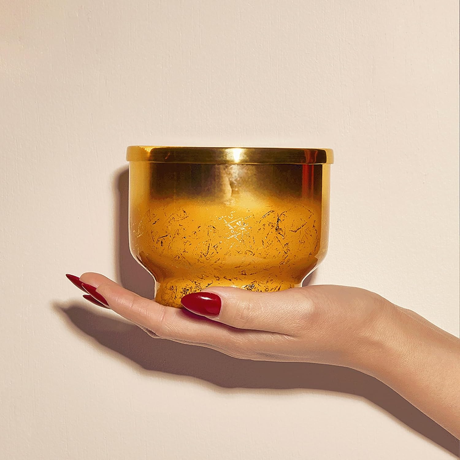 Capri Blue Capri Blue Pumpkin Dulce Glimmer Inverted Jar, 10oz - Little Miss Muffin Children & Home