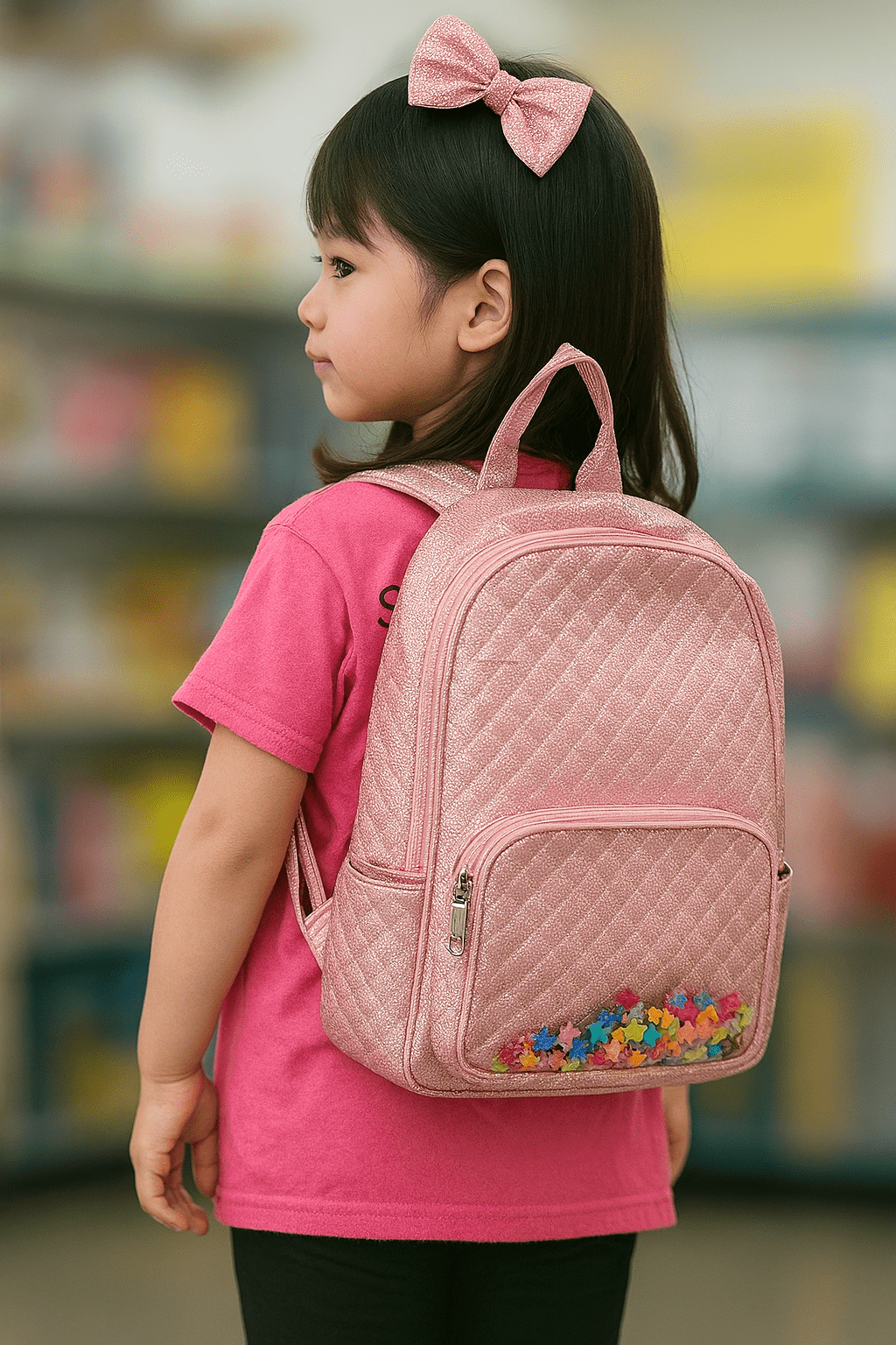 Bari Lynn Confetti Pink Backpack - Little Miss Muffin Children & Home