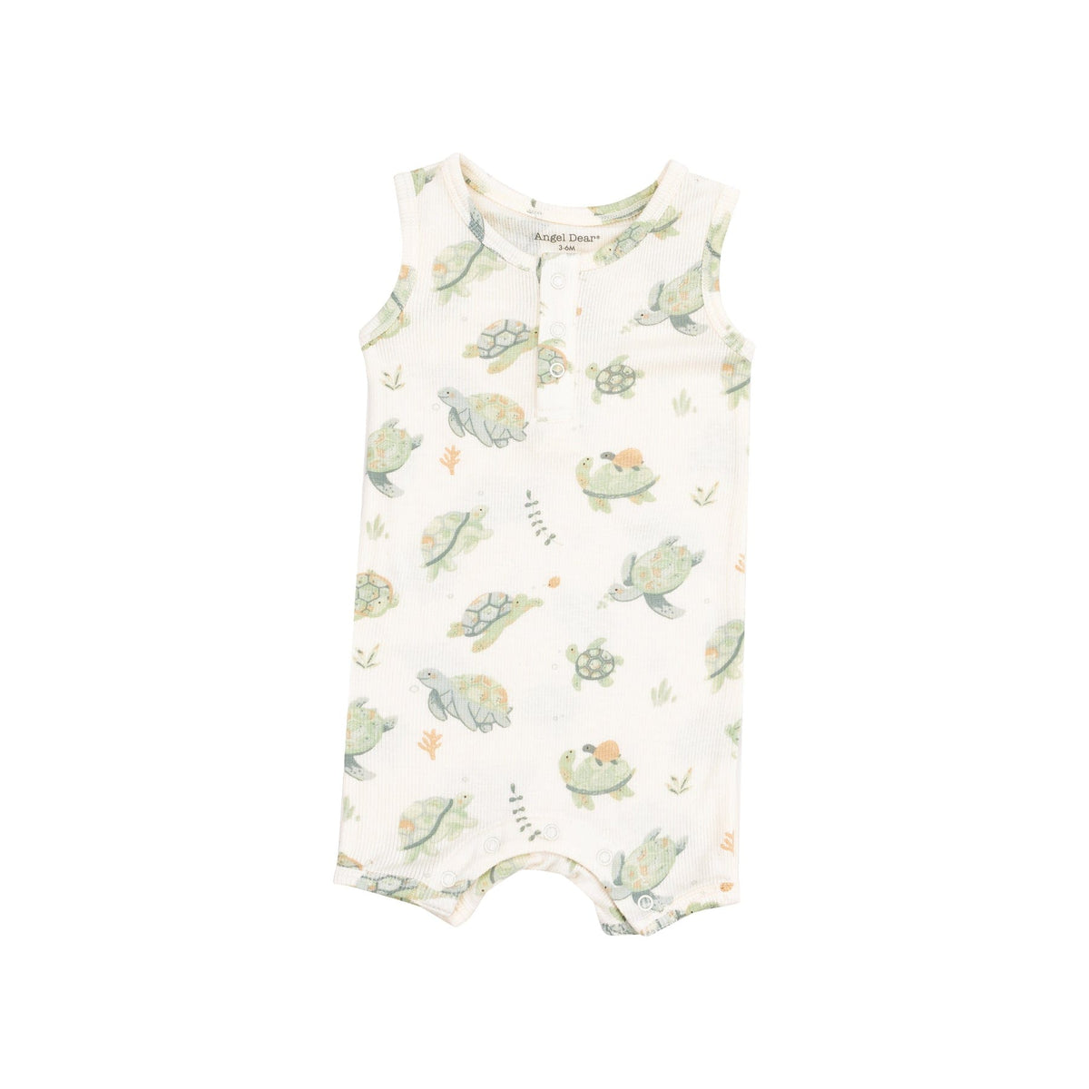 Angel Dear Angel Dear Sea Turtles Sleeveless Shortie Romper - Little Miss Muffin Children & Home