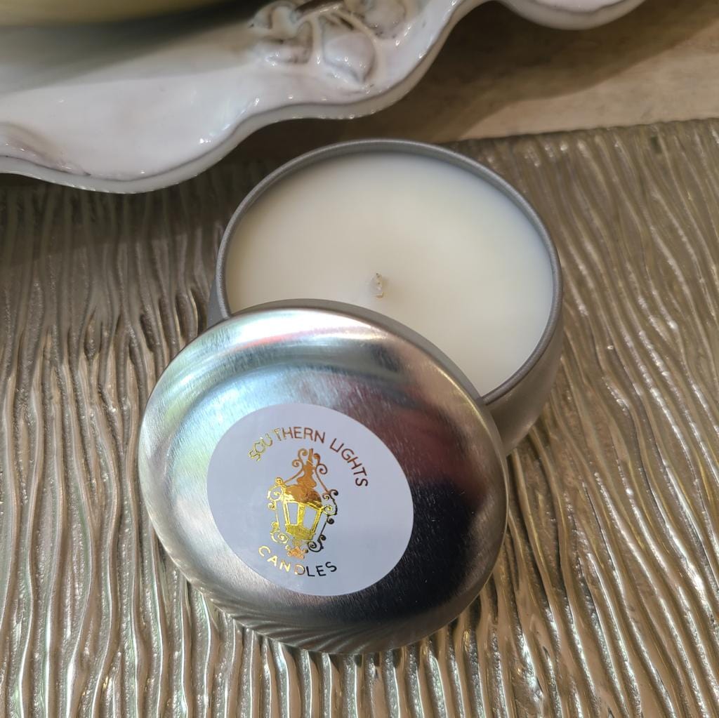 Southern Lights Southern Lights Silver Travel Tin Candle - Little Miss Muffin Children & Home