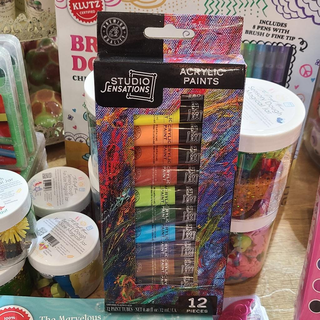 Anker Play Products Anker Play Products 12 PK Acrylic Paint Set - Little Miss Muffin Children & Home