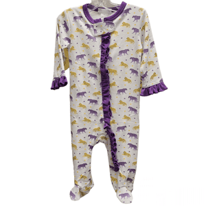 Lulu Bebe Lulu Bebe LSU Tigers Girl's Footie PJs - Little Miss Muffin Children & Home