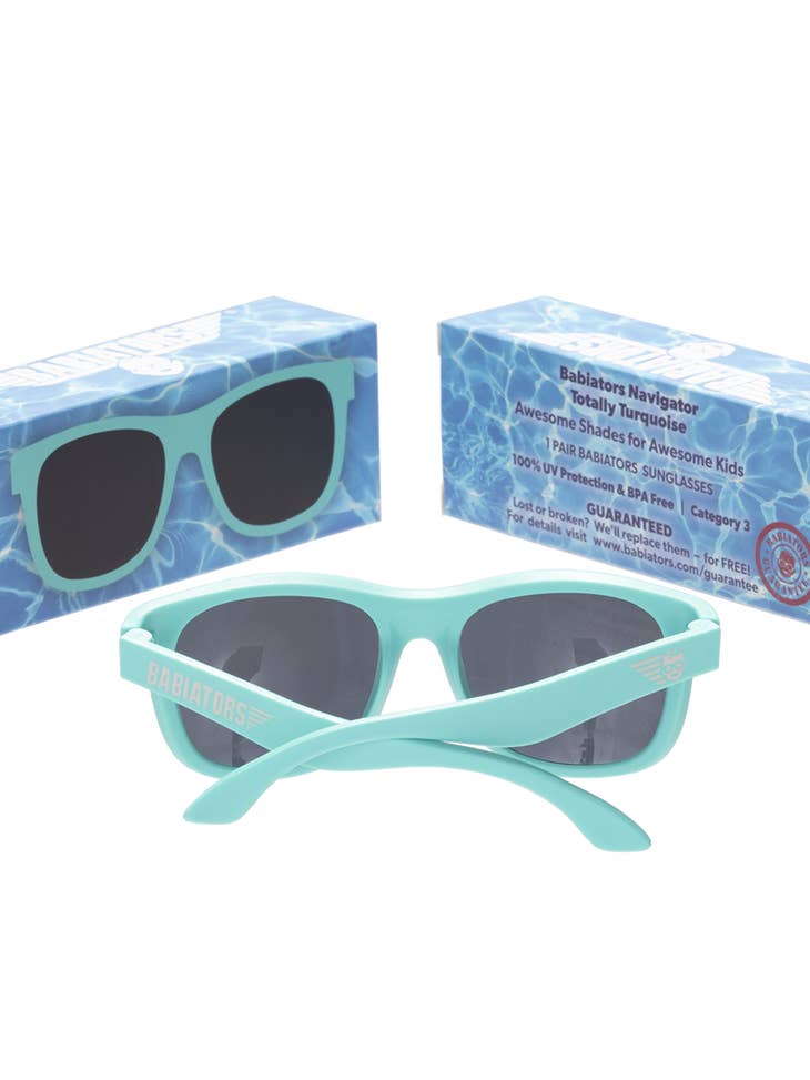 Babiators Babiators Totally Turquoise Navigator Kids Sunglasses - Little Miss Muffin Children & Home