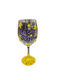 Katie Heaton Designs Katie Heaton Geaux Tigers Wine Glass - Little Miss Muffin Children & Home