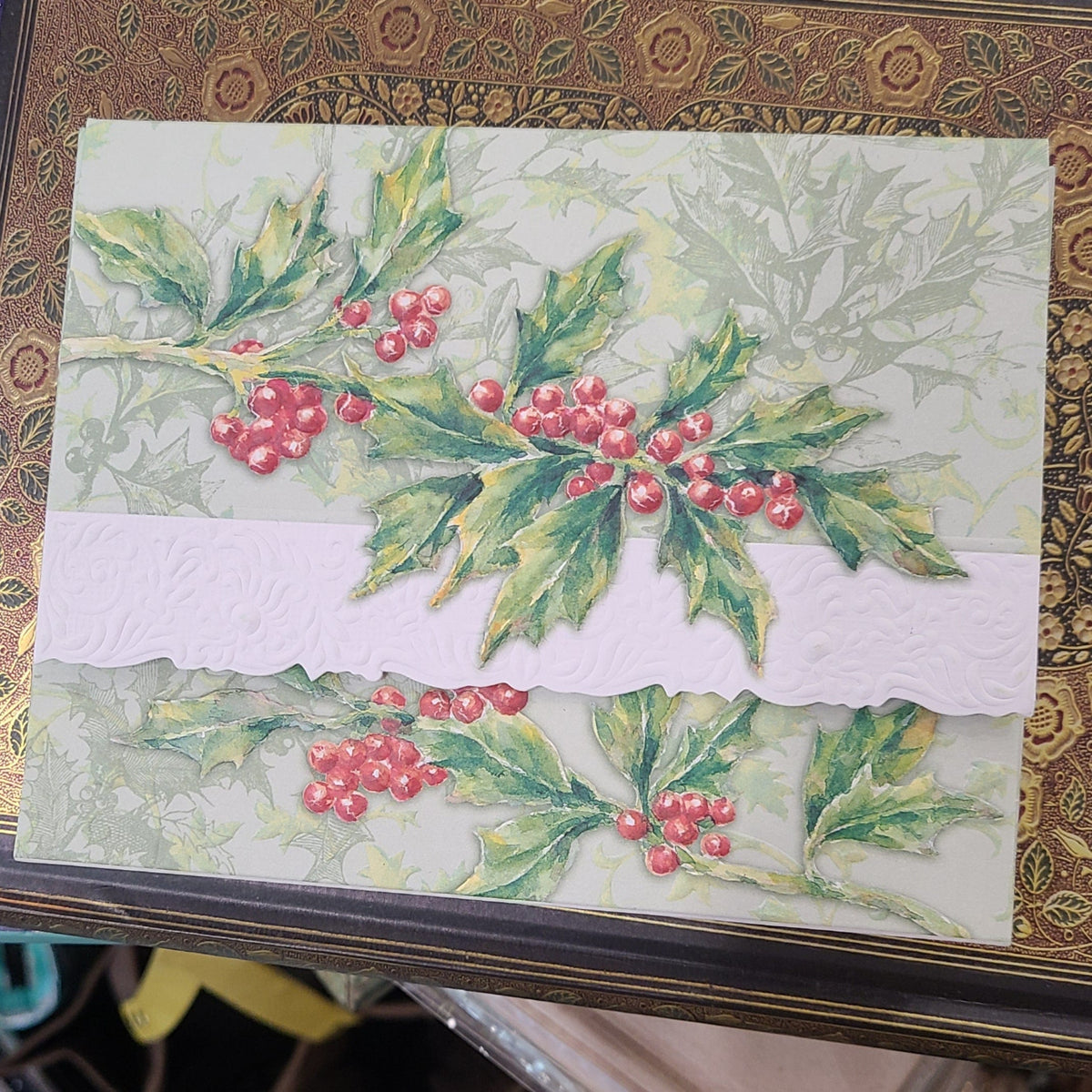For Arts Sake For Arts Sake Holly and Berry Boxed Note Cards - Little Miss Muffin Children & Home