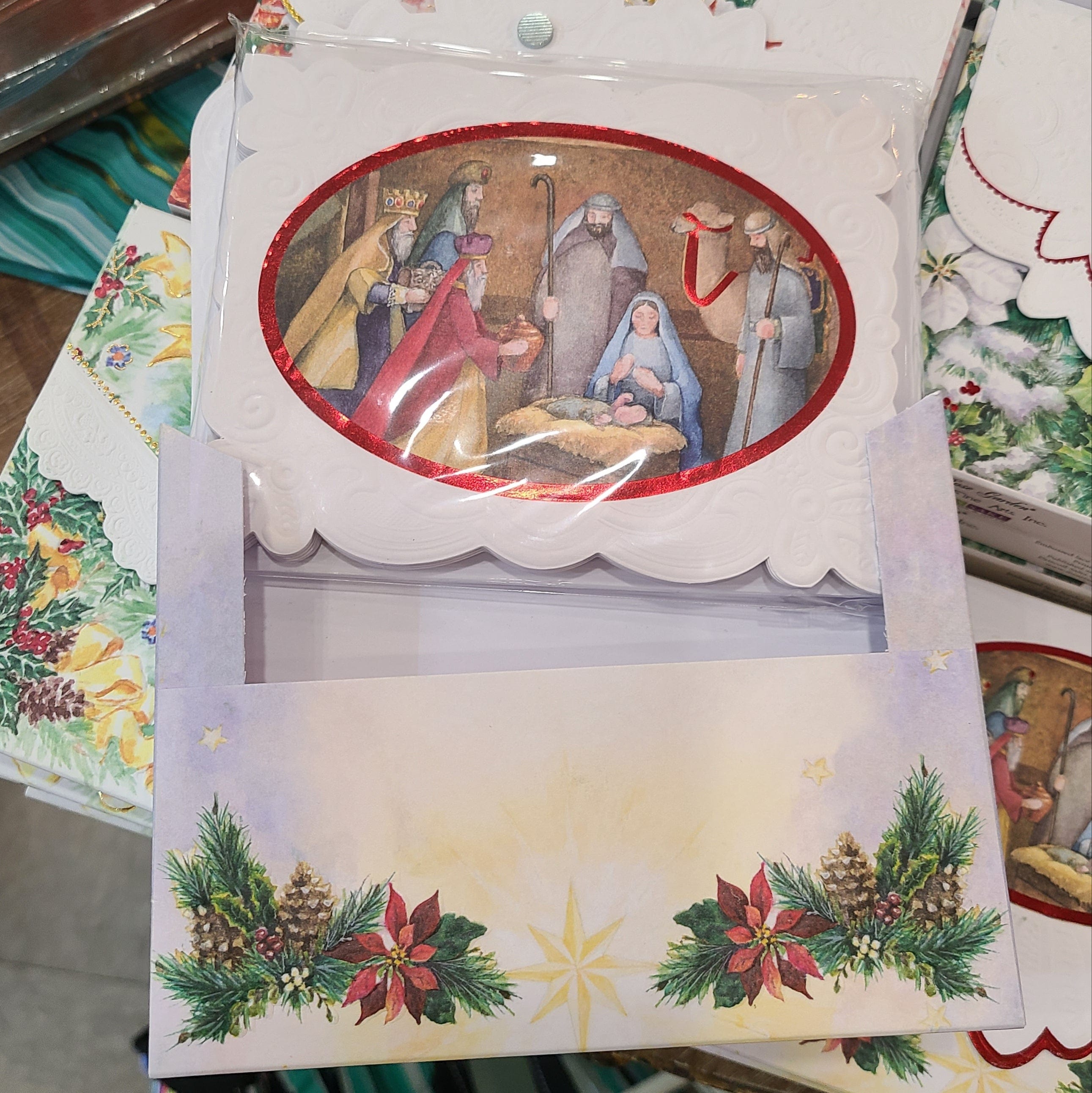 For Arts Sake For Arts Sake Manger Scene Boxed Note Cards - Little Miss Muffin Children & Home