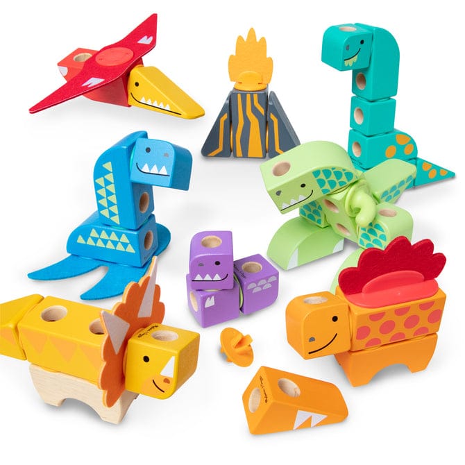 Wooden Dinosaurs Play Set