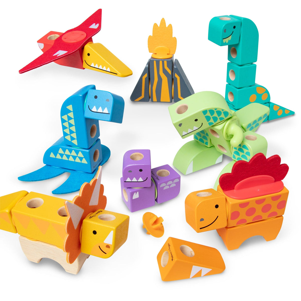 Blockable Dinosaur Play Set