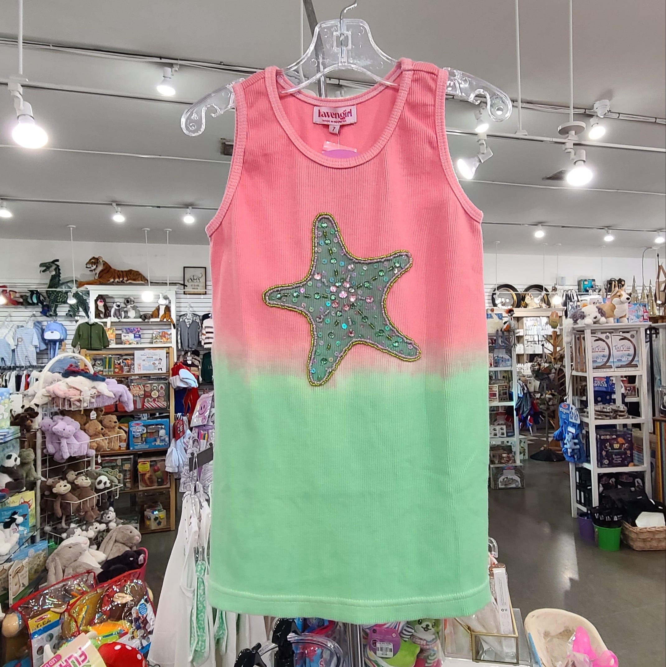 Joyous and Free Joyous and Free Starfish Tank -Dip Dye - Little Miss Muffin Children & Home
