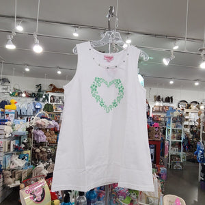 Joyous and Free Joyous and Free Hibiscus Swing Tank -White/Mint - Little Miss Muffin Children & Home