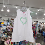 Joyous and Free Joyous and Free Hibiscus Swing Tank -White/Mint - Little Miss Muffin Children & Home