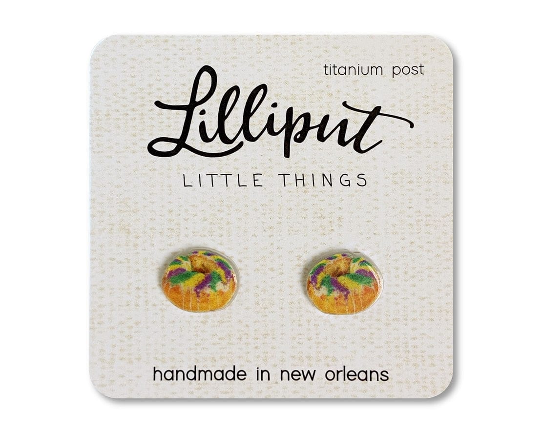 Lilliput Little Things Lilliput Little Things King Cake Earrings - Little Miss Muffin Children & Home