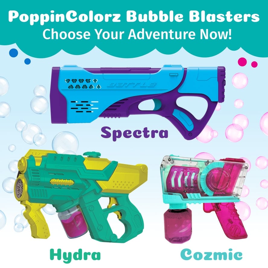South Beach Bubbles PoppinColorz Cozmic Color Bubble Blaster - Little Miss Muffin Children & Home