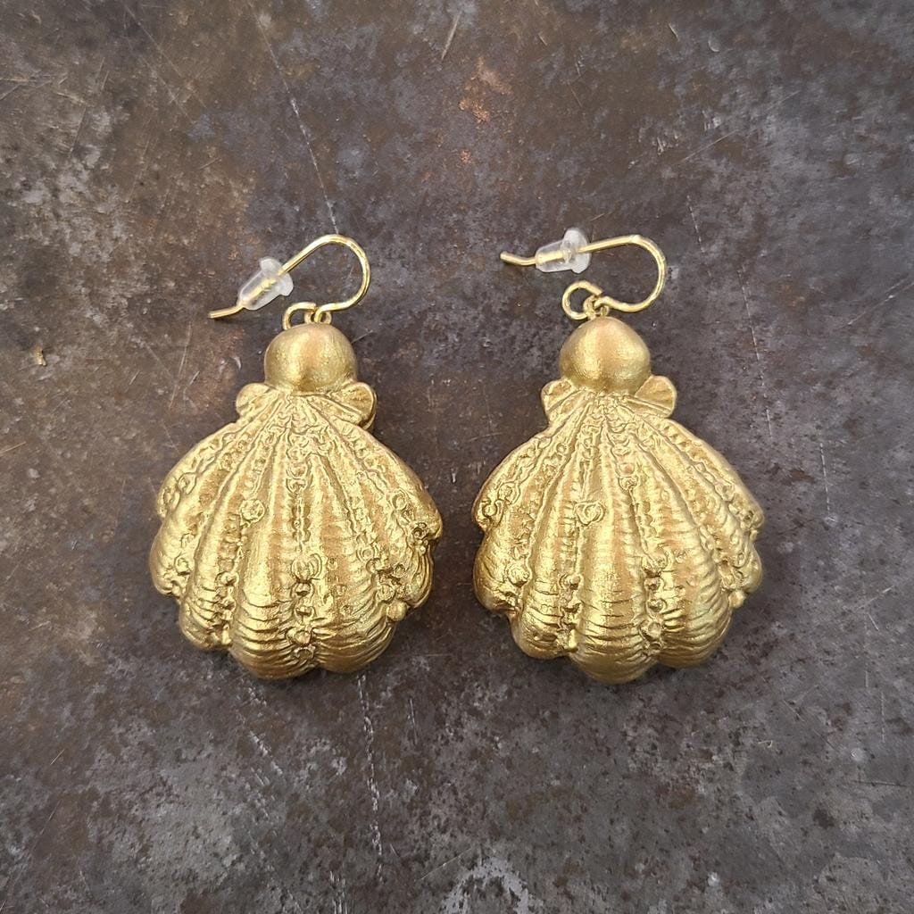 Carol Cassisa Carol Cassisa Bisou de Seine (Shell & Ball) Earrings - Little Miss Muffin Children & Home