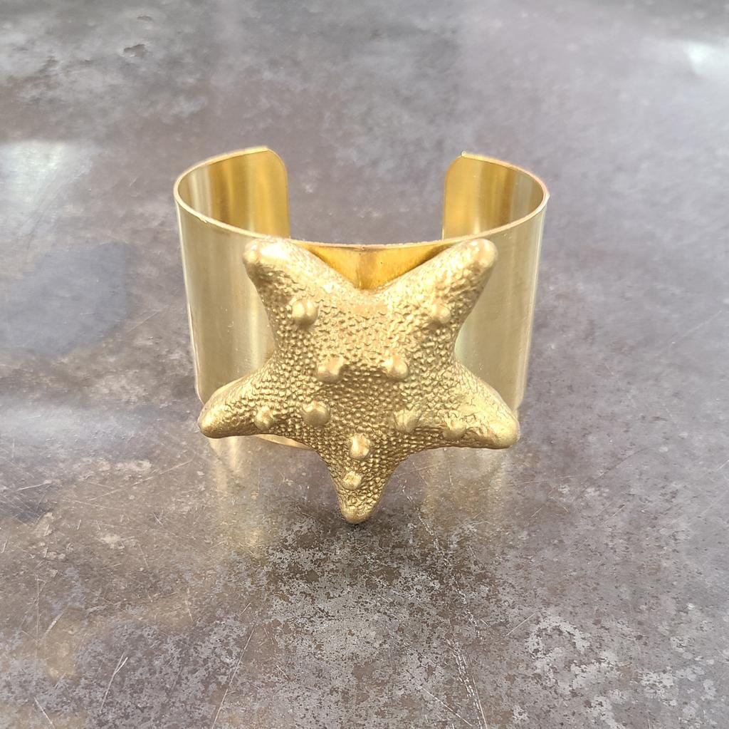 Carol Cassisa Carol Cassisa Marseilles (Starfish) Brass Cuff - Little Miss Muffin Children & Home