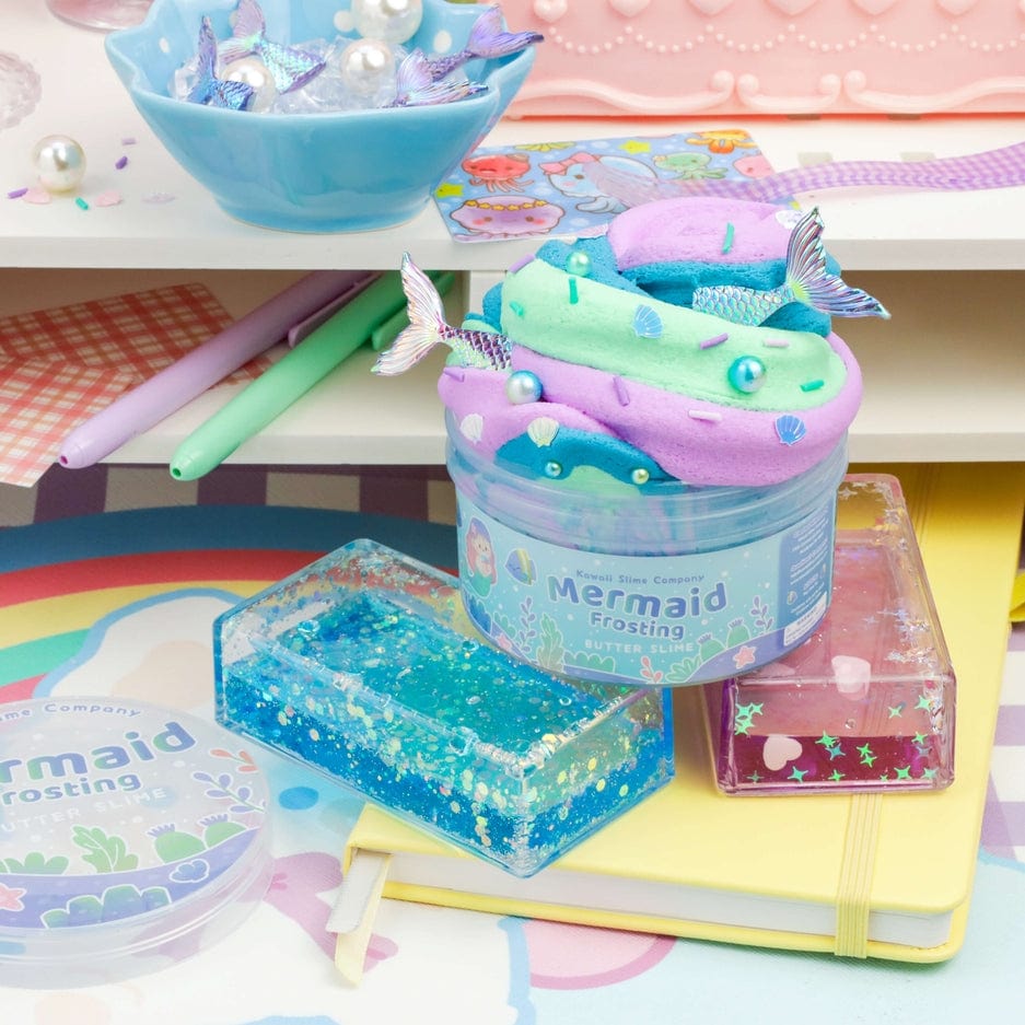 Kawaii Slime Company Kawaii Slime Company Mermaid Frosting Butter Slime - Little Miss Muffin Children & Home