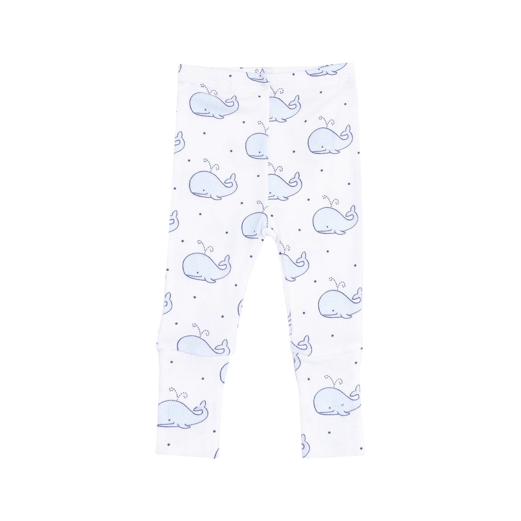 Angel Dear Angel Dear Bubbly Whale Blue Take Me Home Set With Roll Over Cuff Pant - Little Miss Muffin Children & Home