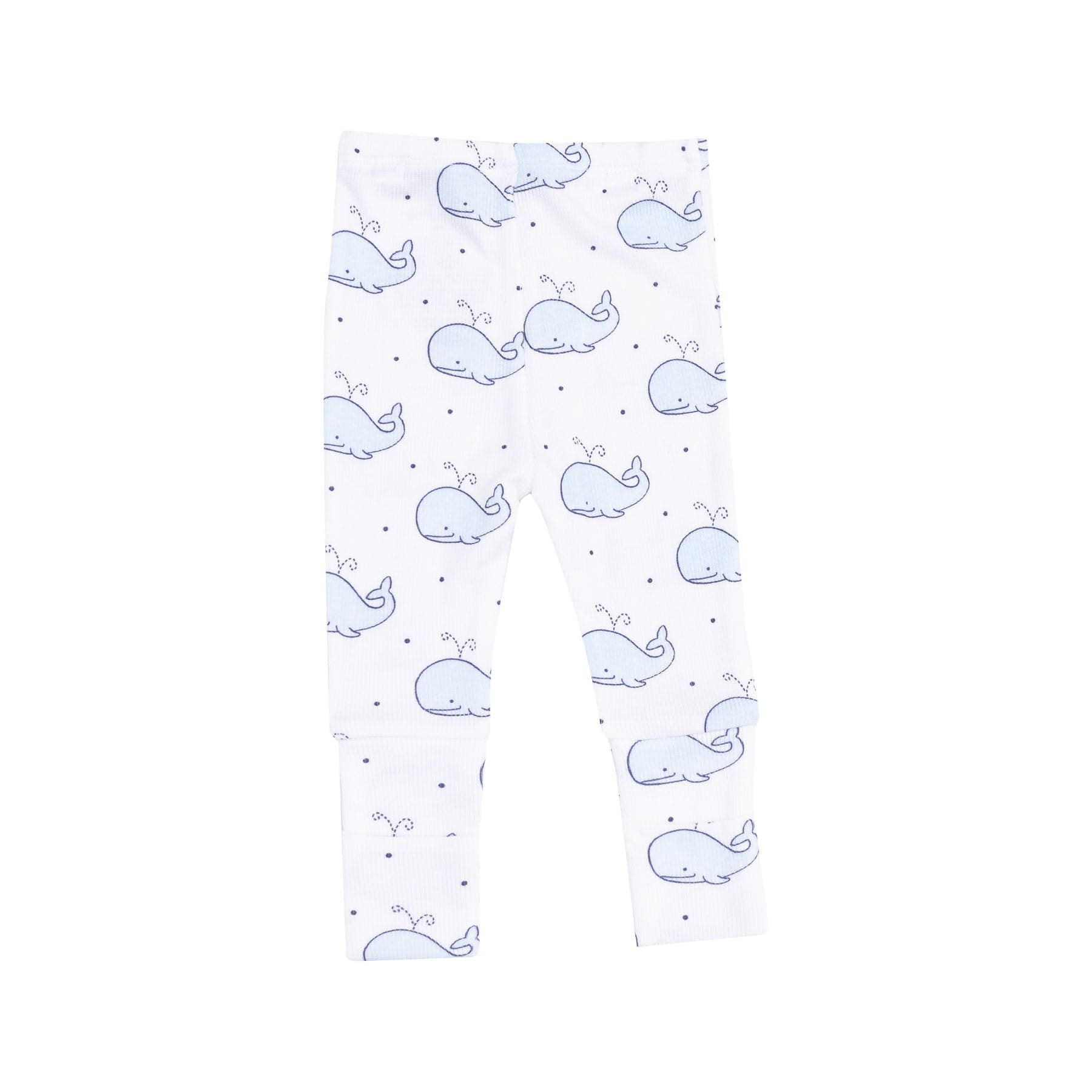 Angel Dear Angel Dear Bubbly Whale Blue Take Me Home Set With Roll Over Cuff Pant - Little Miss Muffin Children & Home