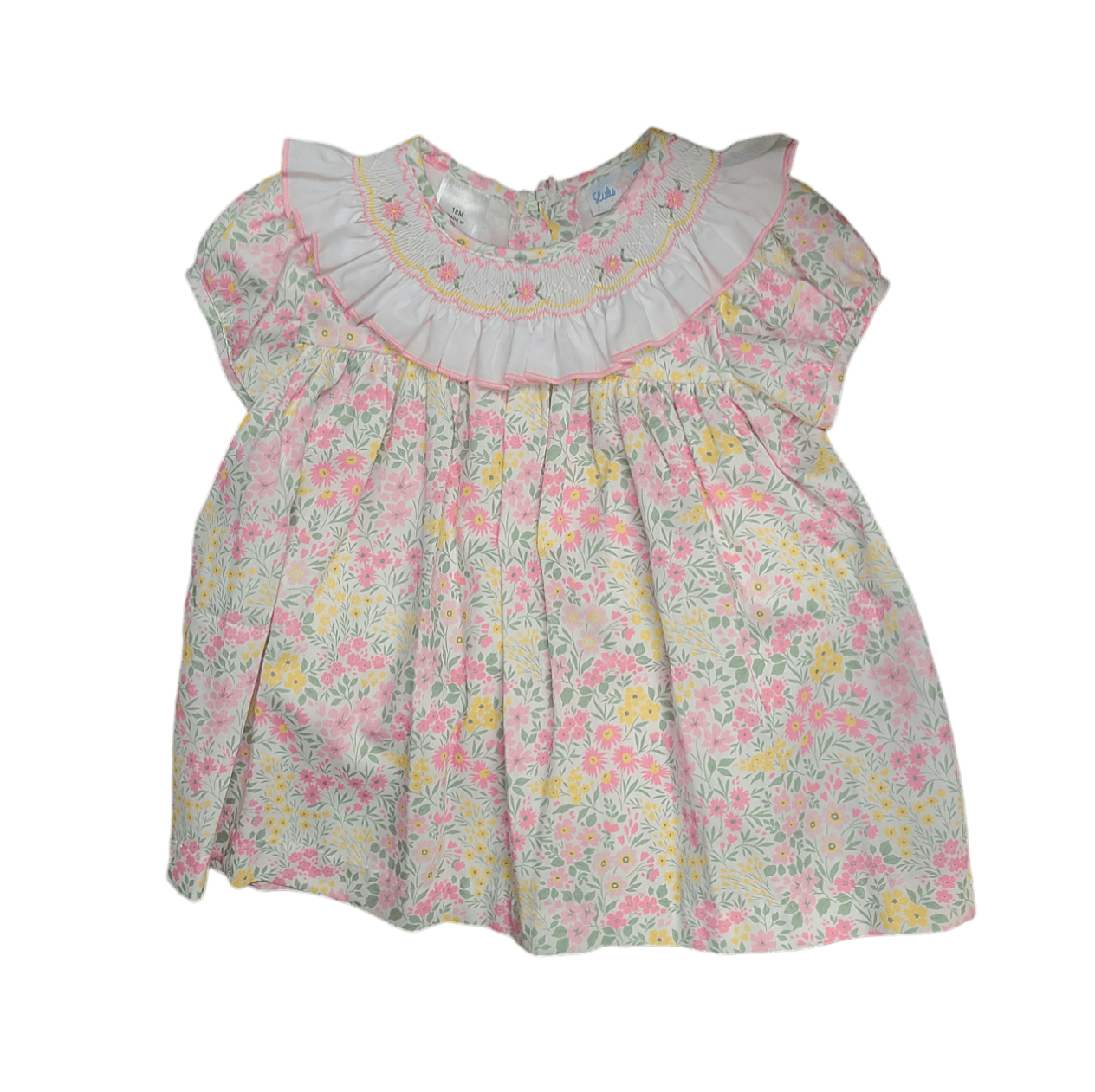 Lulu Bebe Lulu Bebe Penny Smock Ruffle Collar Bloomer Set - Little Miss Muffin Children & Home