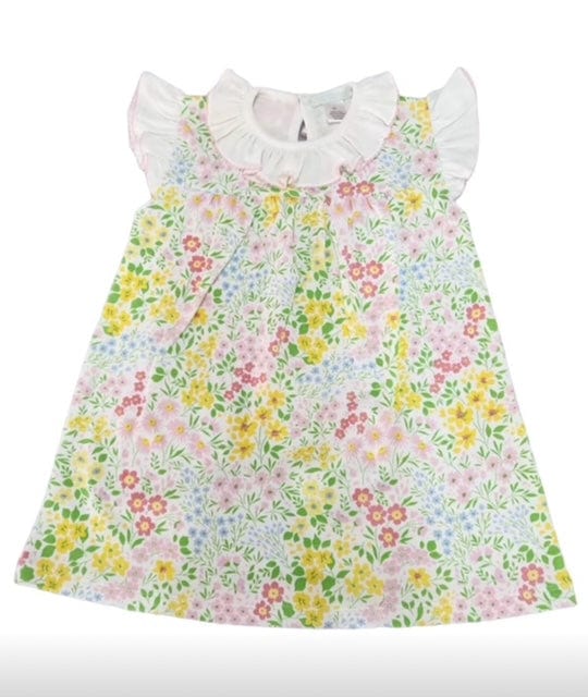 Lulu Bebe Champ Pima Blue Crown Bloomer Set