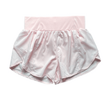 Sunshine Sunshine Women's Athletic Shorts with Zip Pocket in Pink - Little Miss Muffin Children & Home