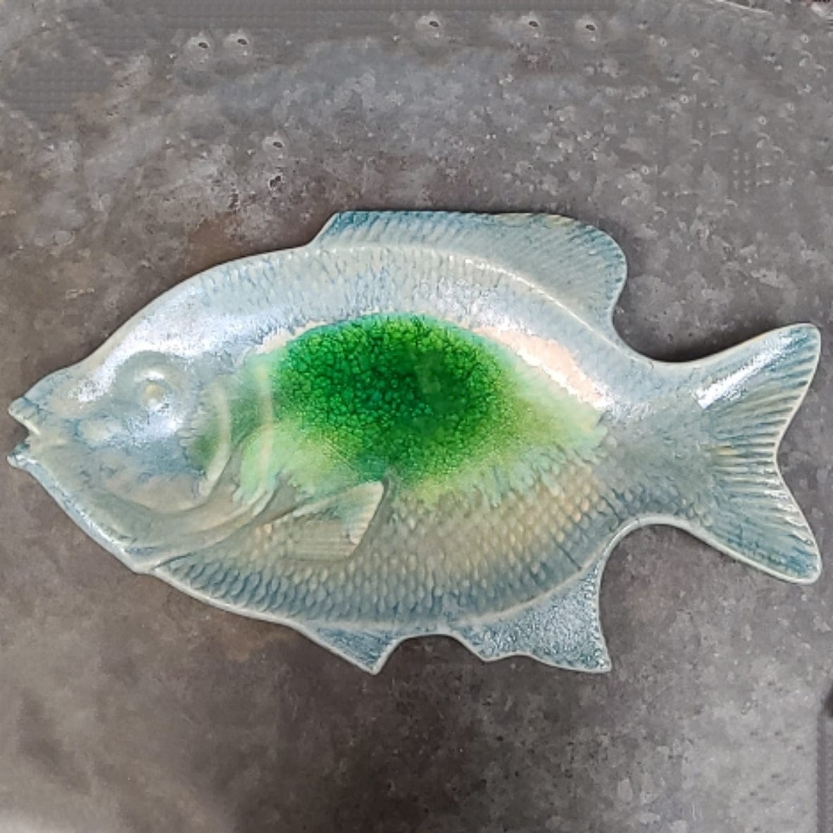 Satterfield Pottery LLC Satterfield Pottery Large Phish Platter - Little Miss Muffin Children & Home