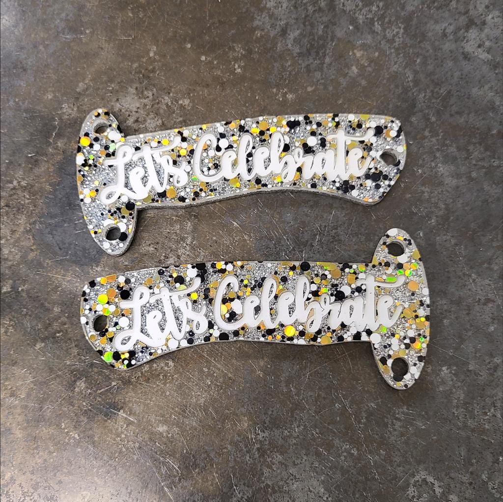 The Unique Oyster Boutique The Unique Oyster Boutique Knife Handle -Let's Celebrate - Little Miss Muffin Children & Home