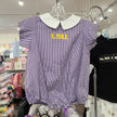 Vive La Fete Vive La Fete LSU Embroidered Purple Gingham Boys Bubble - Little Miss Muffin Children & Home