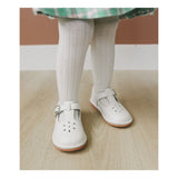 L'Amour Shoes L'Amour Joy Classic Leather T-Strap Mary Jane White - Little Miss Muffin Children & Home