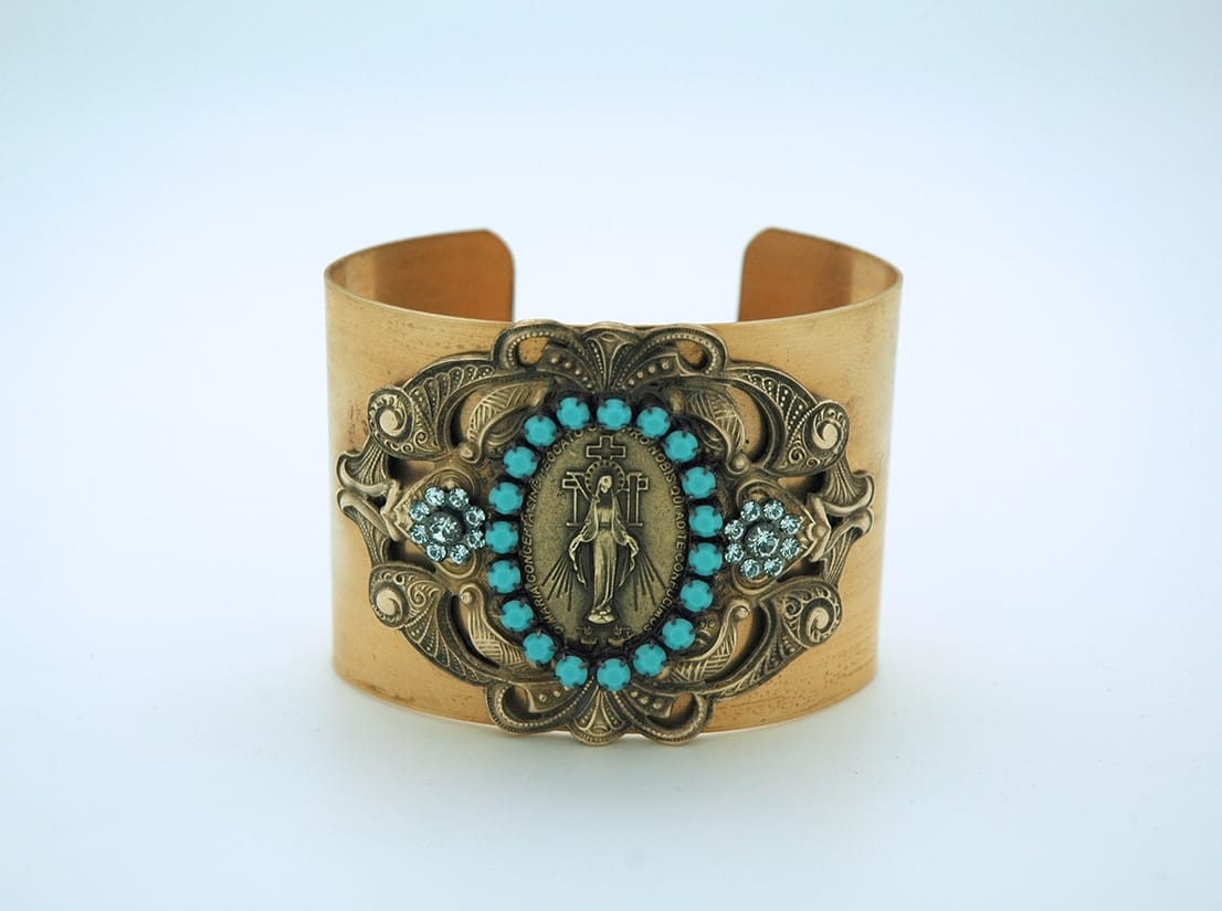 Vintage Swarovski Crystal Cuff Bracelet