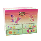 Pink Poppy Pink Poppy Rainbow Butterfly Medium Musical Jewelry Box - Little Miss Muffin Children & Home