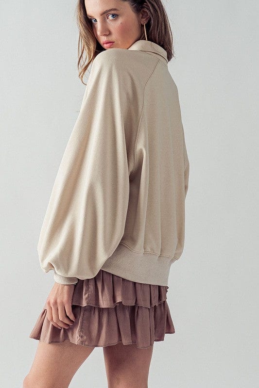 Fashion Week Fashion Week Soft Touch Quarter Snap Pullover Sweatshirt - Little Miss Muffin Children & Home