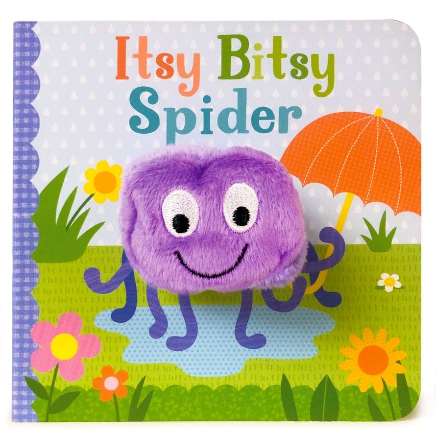 Cottage Door Press Itsy Bitsy Spider Nursery Rhyme Finger Puppet Board Book - Little Miss Muffin Children & Home