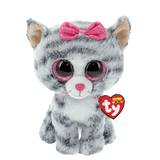 Ty Inc Kiki Grey Striped Cat