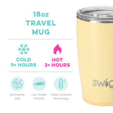 Swig Life Swig Life Shimmer Buttercup Travel Mug (18oz) - Little Miss Muffin Children & Home