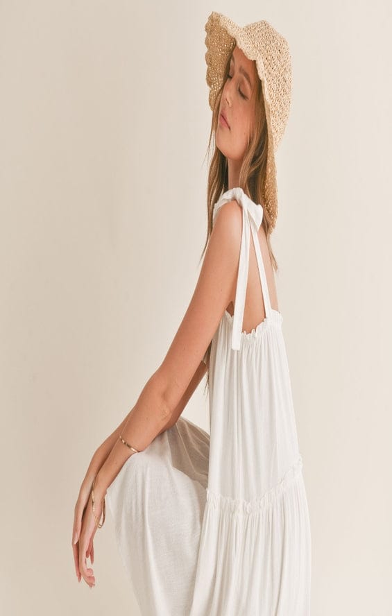 Sadie & Sage Sadie & Sage Sugarloaf Tiered Dress with Tie Straps - Little Miss Muffin Children & Home