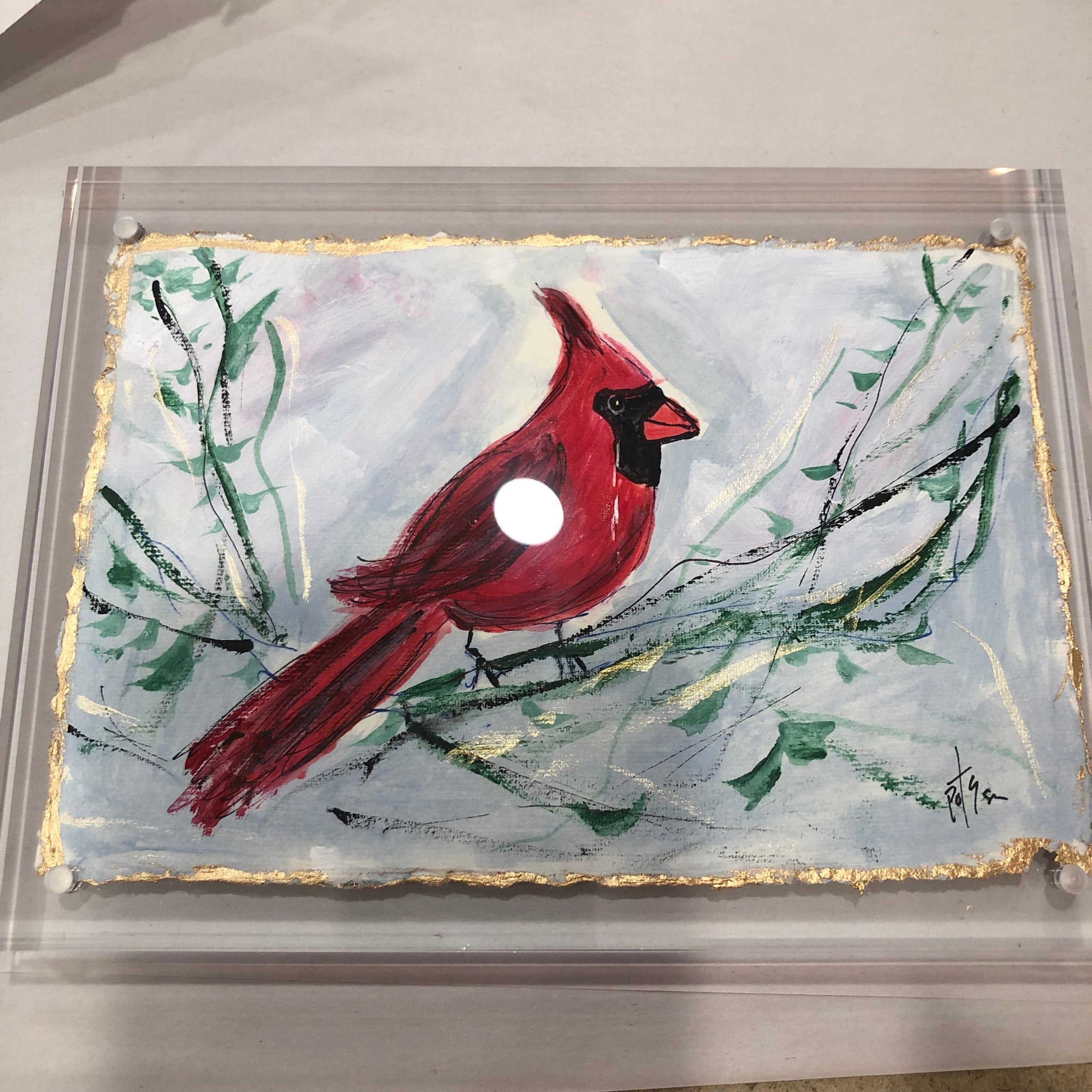 Prayers On the Side Red Bird Originals in Acrylic - Little Miss Muffin Children & Home