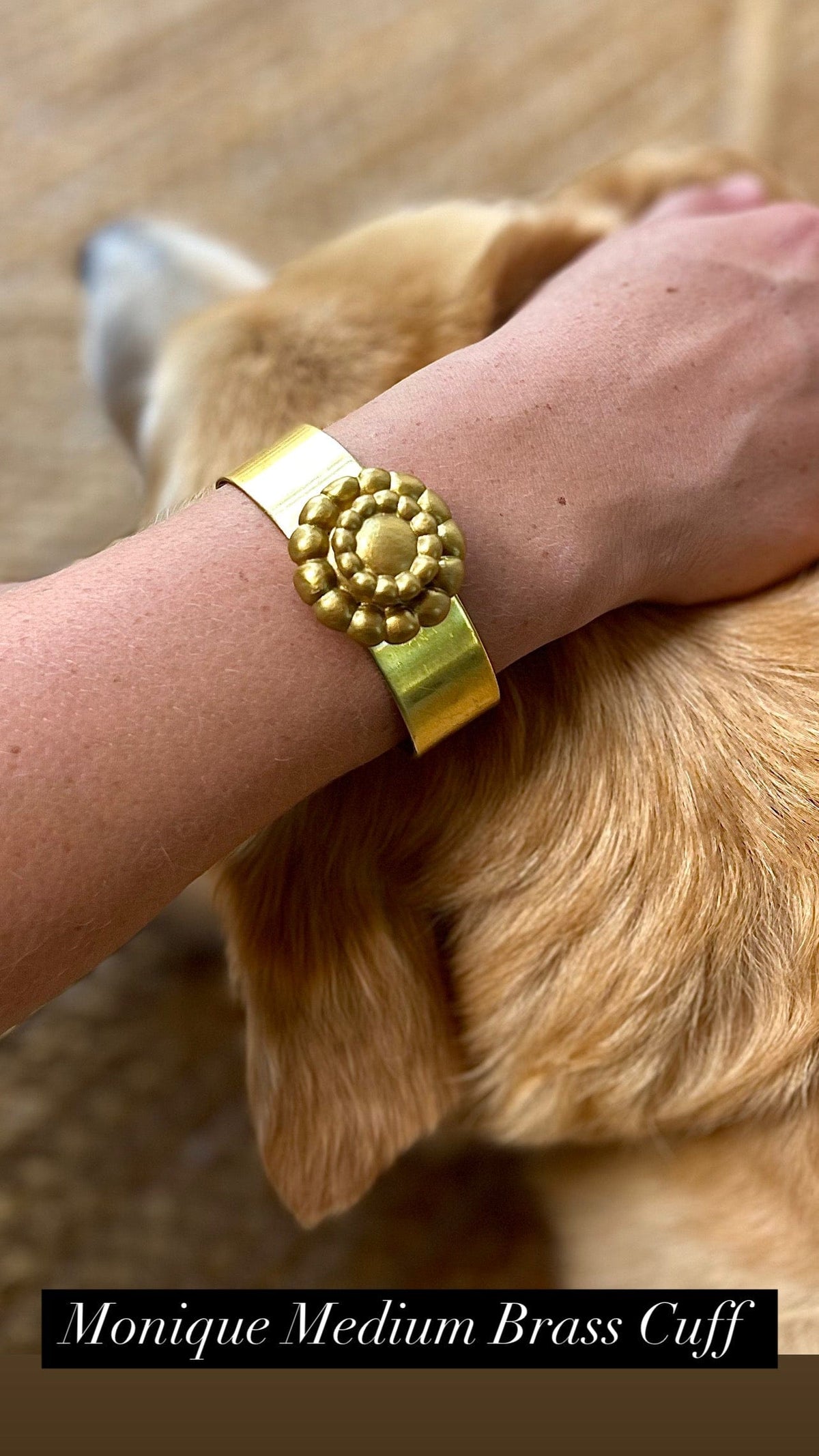 Carol Cassisa Carol Cassisa Monique Medium Brass Cuff - Little Miss Muffin Children & Home