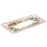 Certified International "Christmas Gatherings" Melamine 19"x8" Rectangle Platter