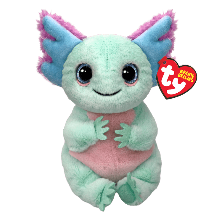 Ty Inc Alex Pastel Axolotl, 8" - Little Miss Muffin Children & Home